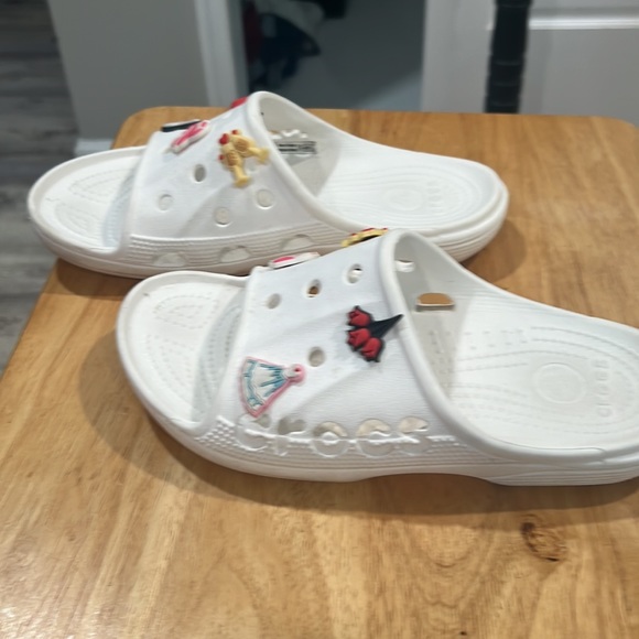 Crocs slides white size 8 - Picture 5 of 8